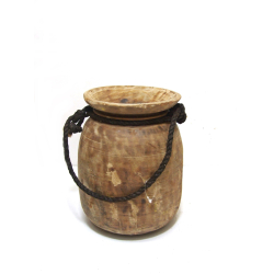 Wazon z drewna egzotycznego Dzban 22x17cm